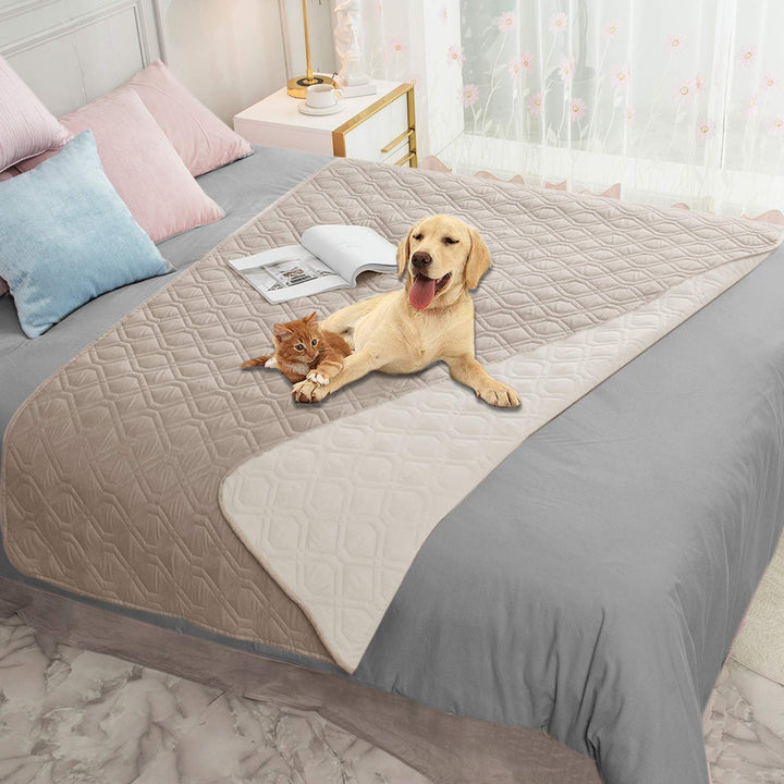 Waterproof Dog Bed Cover Pet Blanket for Furniture Bed Couch Sofa Reversible