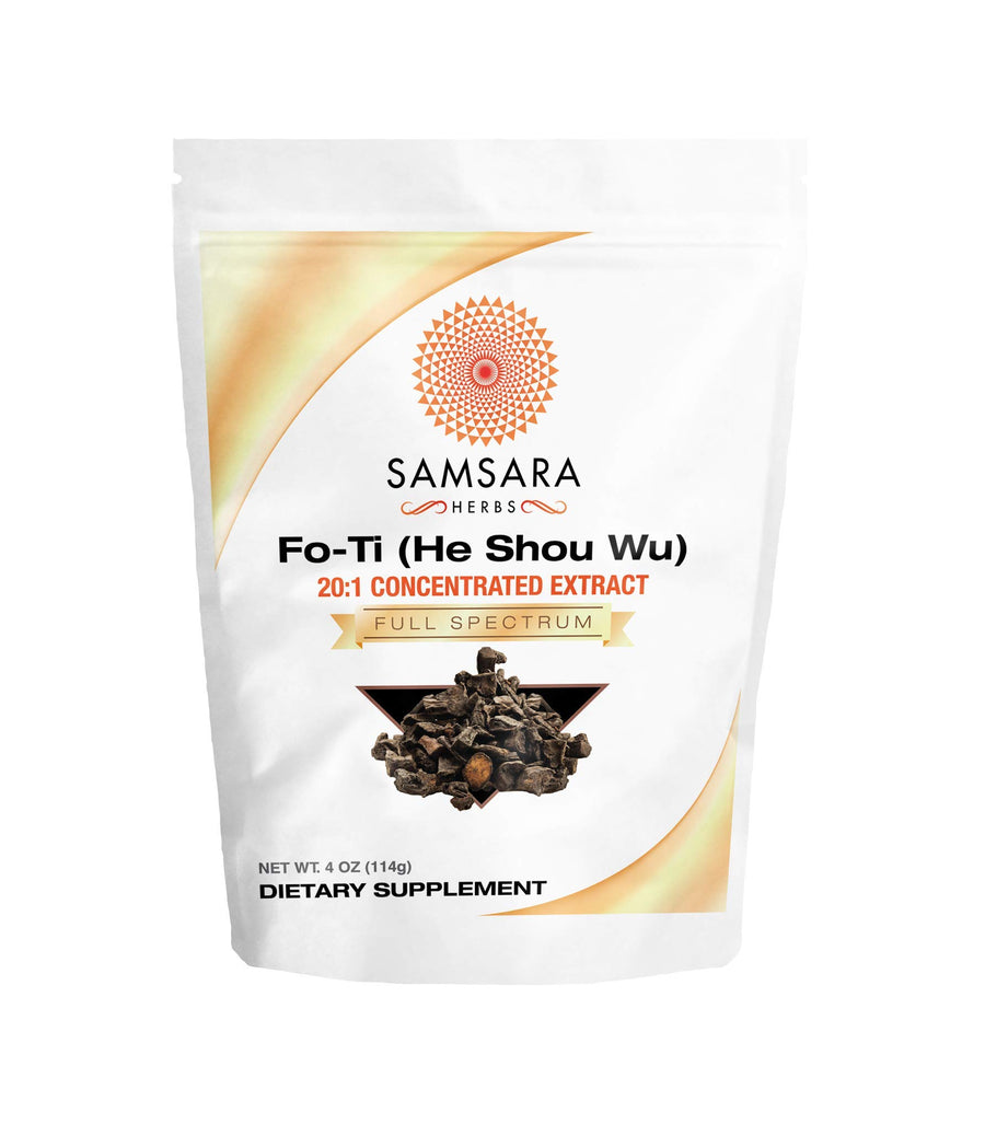 Fo-Ti Extract Powder (4oz/114g) (He Shou Wu) - 20:1 Concentrated Extract, Prepared