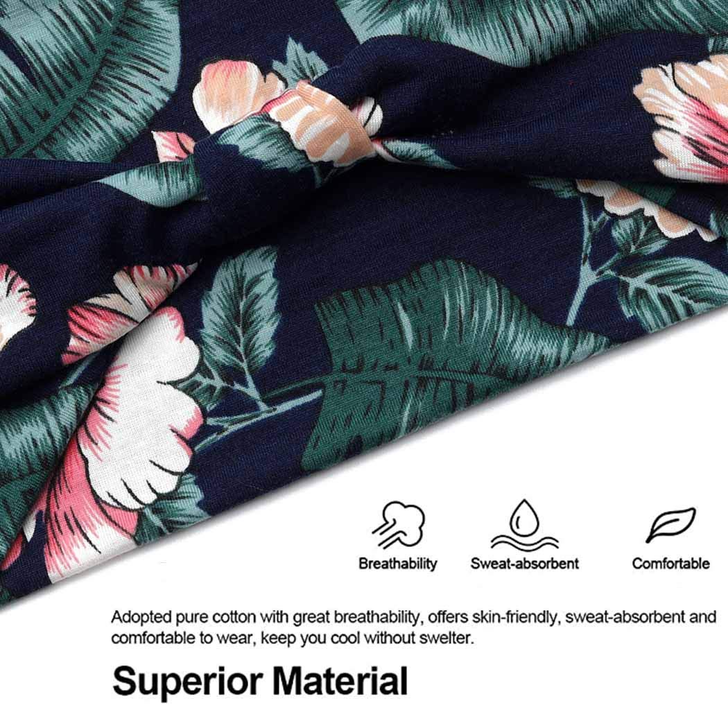 Boho Headbands Leopard Cross Hair Bands Bohemian Twist Head Wraps Stretchy Yoga Turban Headband Workout Head Scarfs Fashion Hair Accessories for Women and Girls Pack of 3