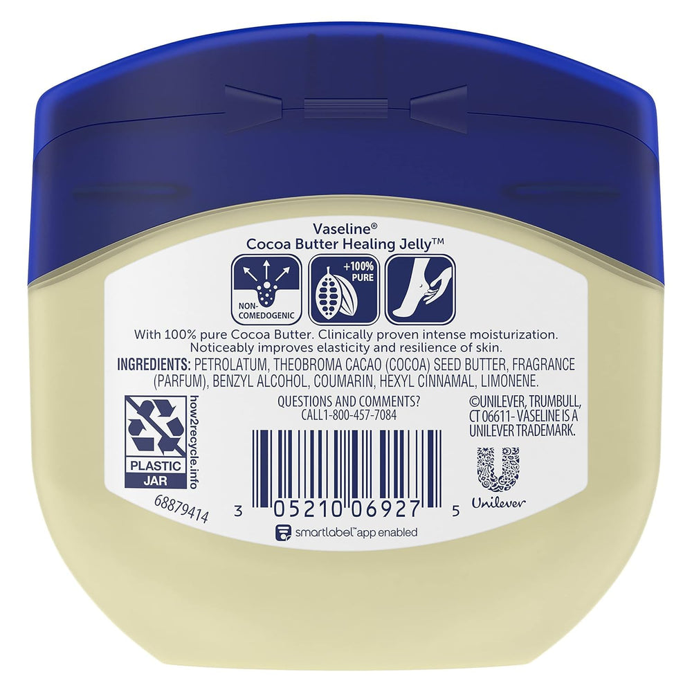 Rich Conditioning Petroleum Jelly Cocoa Butter 7.5Ounce (Pack of 4)