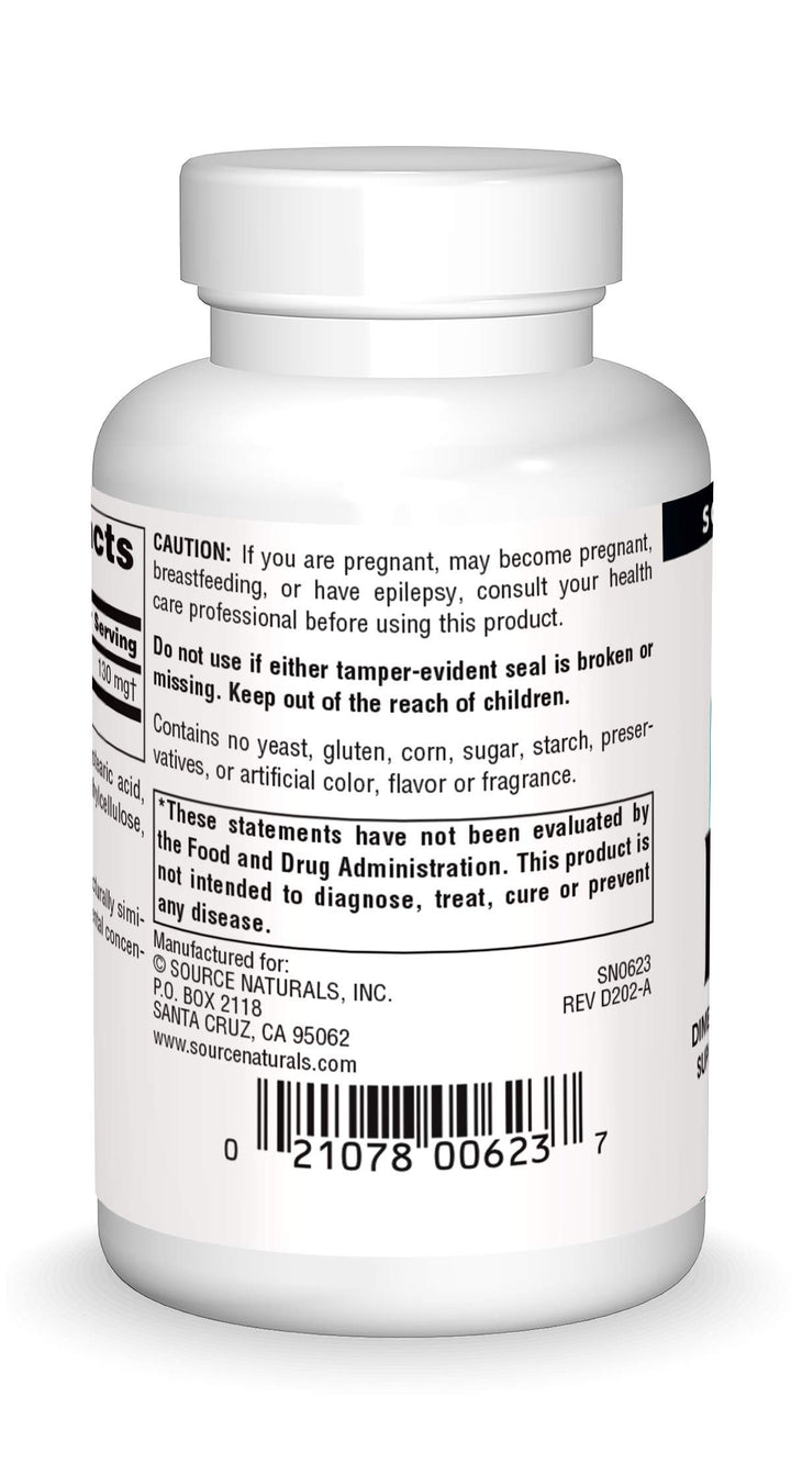 DMAE, Dimethylaminoethanol Bitartrate - Supports Mental Concentration - 100 Tablets