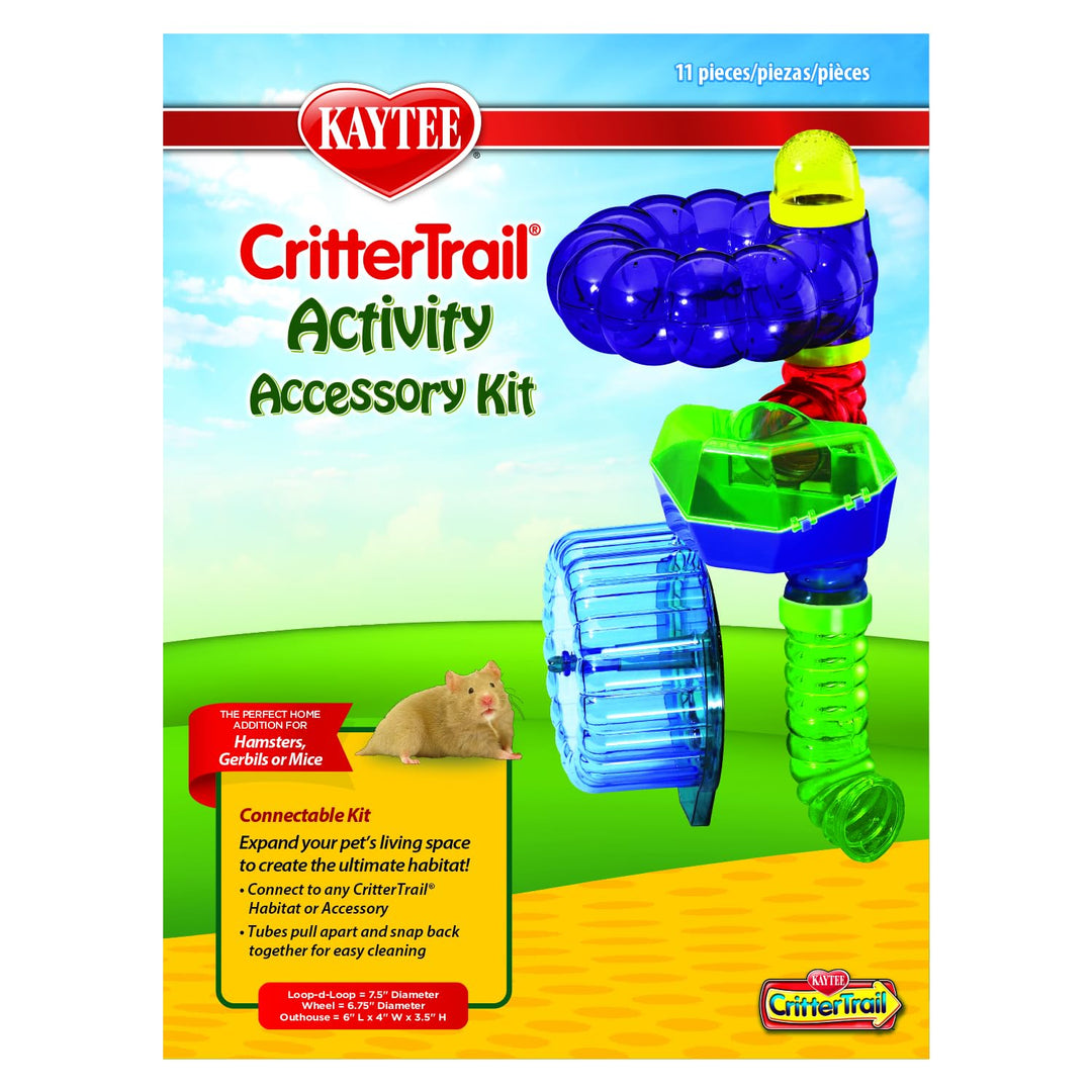 CritterTrail Fun-nel Activity Accessory Kit Small Animal Habitat Tubes