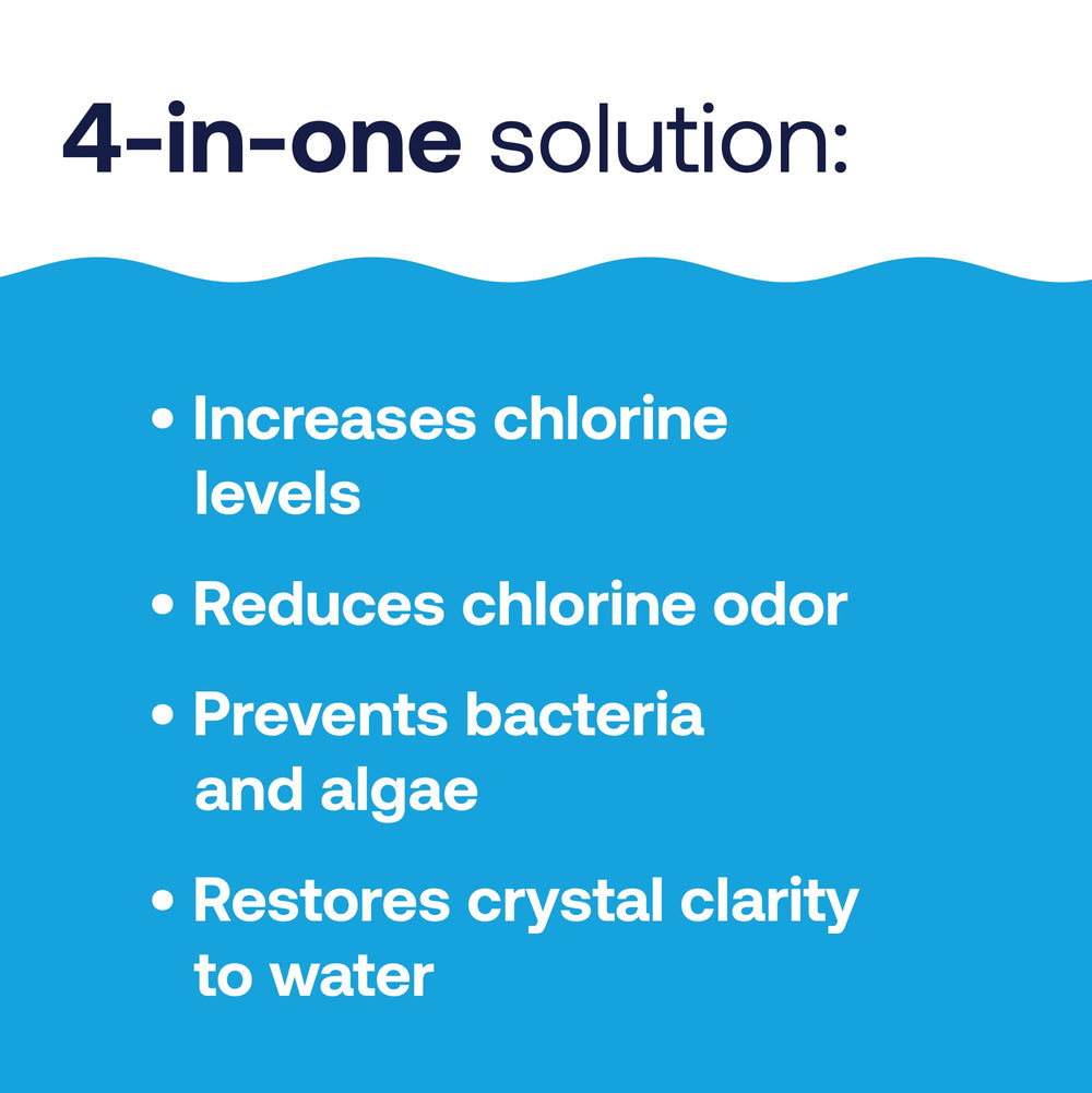 52037R Pool Care Shock Advanced, Swimming Pool Chemical - Cal Hypo Formula, Prevents Bacteria & Algae, Restores Crystal Clear Water - Shock Treatment, 1lb (12 Pack)