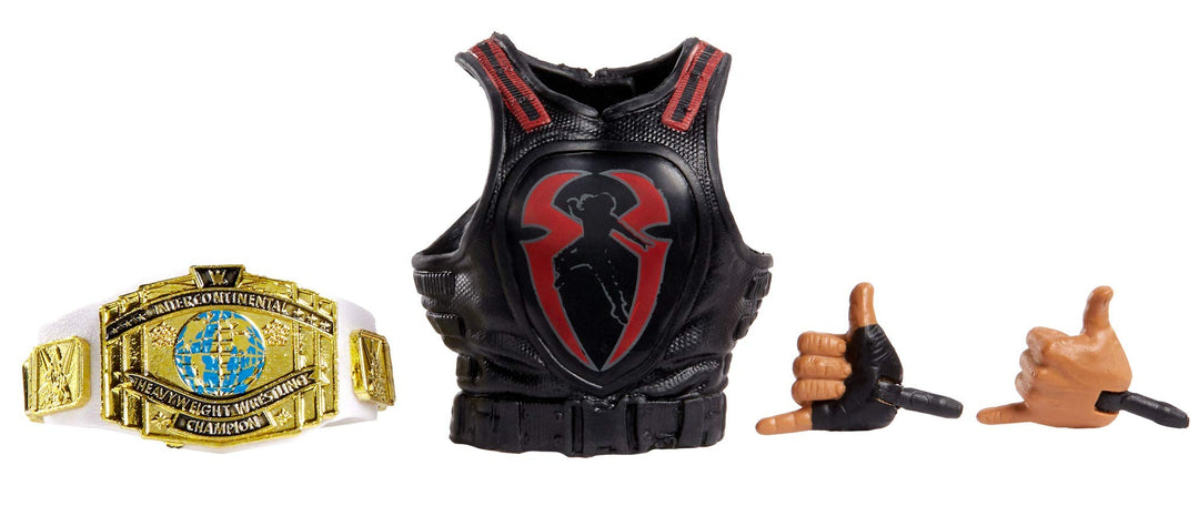 MATTEL Roman Reigns Elite Collection Deluxe Action Figure with Realistic Facial Detailing, Iconic Ring Gear & Accessories