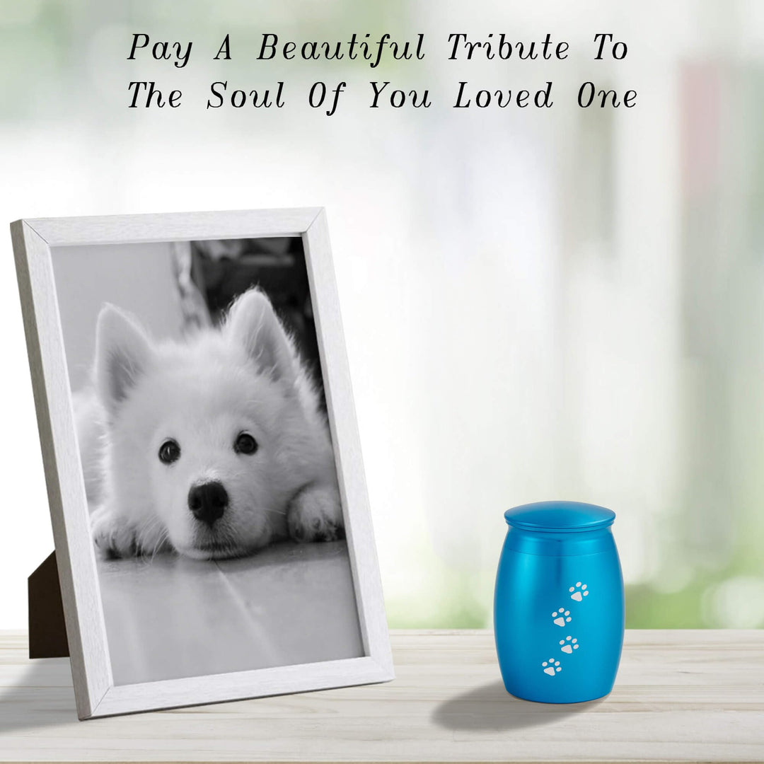 Small Pet Urns for Dog Ashes - Dog Urn for Ashes Keepsake, Mini Pet Urns for Dogs Cats Ashes Holder