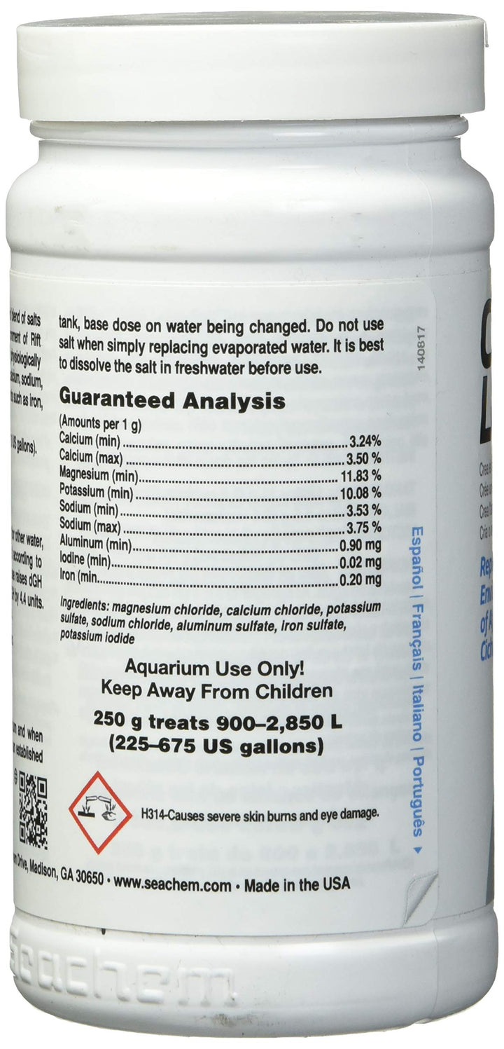 Cichlid Lake Salt, 250 g / 8.8 oz