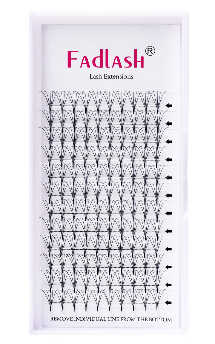 Volume Eyelash Extensions Premade Fans Lash Extension Thickness 0.07/0.10 mm Voulme Fans C Curl Soft|Optinal 3D 5D Single Length 11mm ( 5D-0.07-C, 11mm)