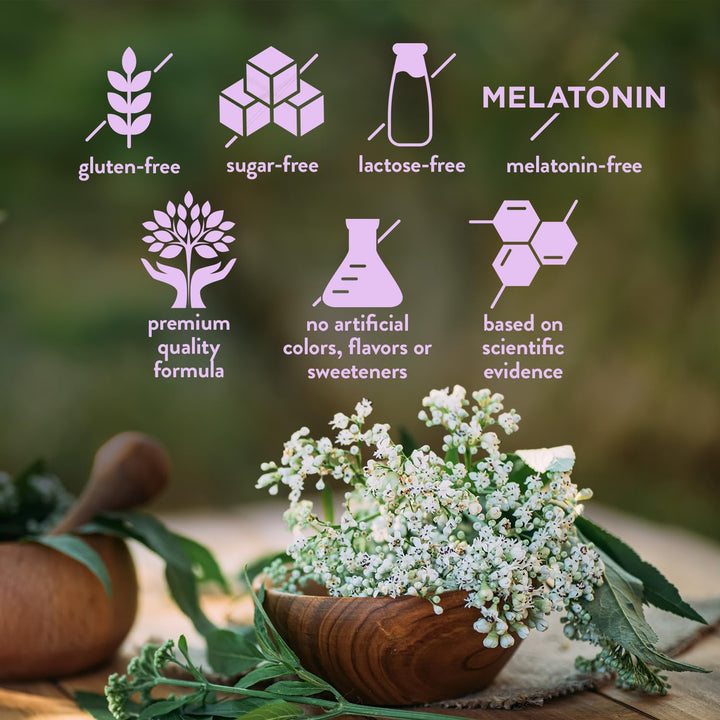 Sleep Valerian Root Capsules | Valerian Root Extract + Magnesium + Licorice + Hops | Melatonin Free Herbal Sleep Supplement | Helps Relieve Nervous Tension | 120 Tablets