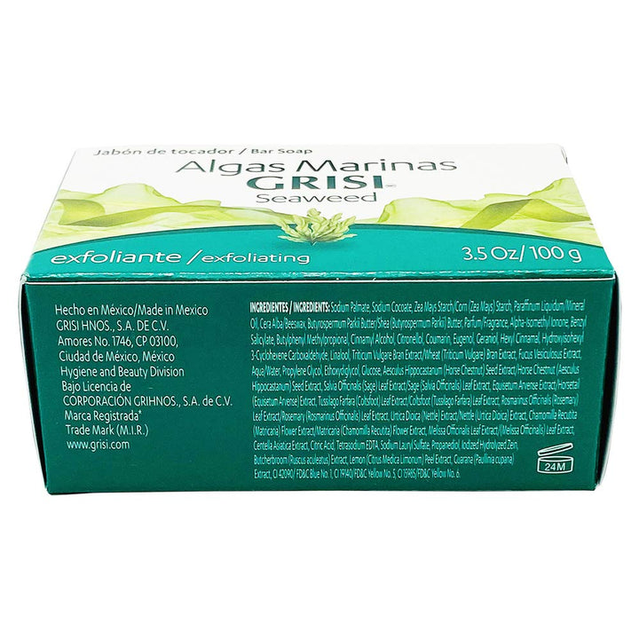 Natural Seaweed Soap Algas Marinas - 3.5 Oz.