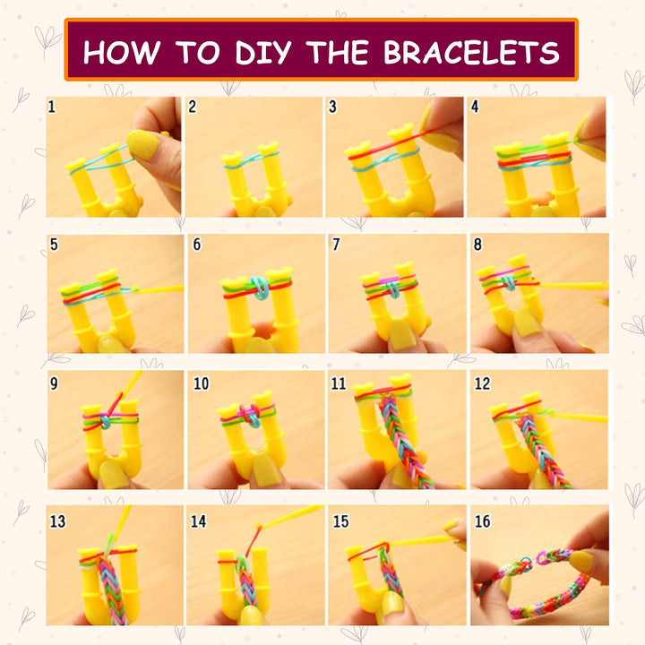 S Clips Connectors Rubber Connectors Refills for Loom Rubber Band for DIY Bracelet Making Refill Kit (300 pcs, Clean)