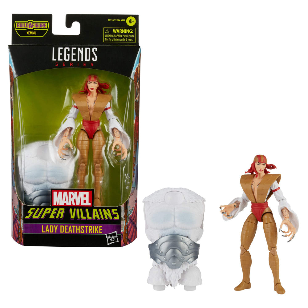Legends Series 6-inch Collectible Lady Deathstrike Action Figure, Includes 1 Build-A-Figure Part(s), Premium Design