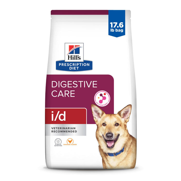 Hill's Prescription Diet i/d Digestive Care Chicken Flavor Dry Dog Food, Veterinary Diet, 17.6 lb. Bag
