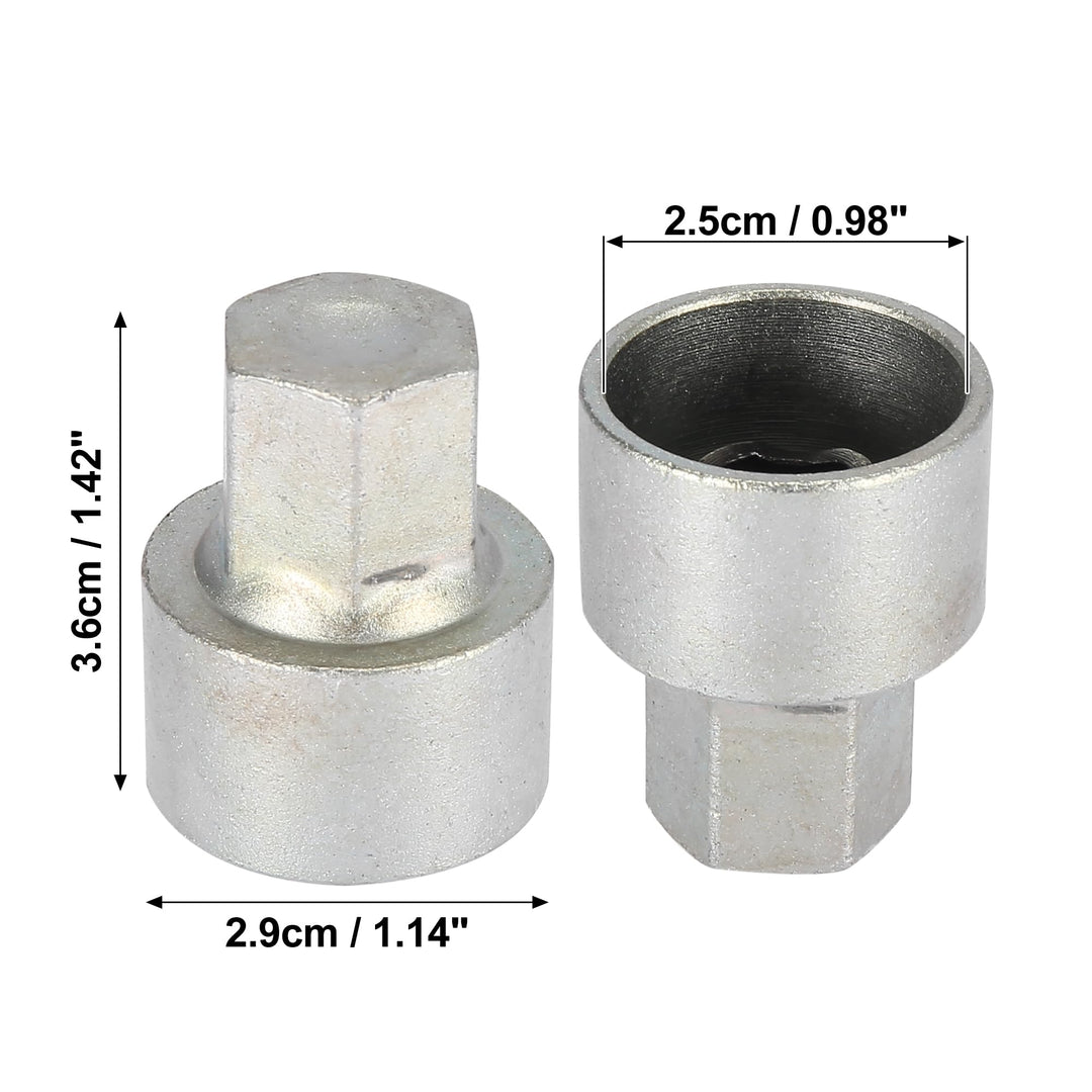 055 Car Wheel Lock Lug Nut Anti Theft Lug Nut Screw Removal Socket Key Wheel Lock Key for BMW 3 5 7 Series