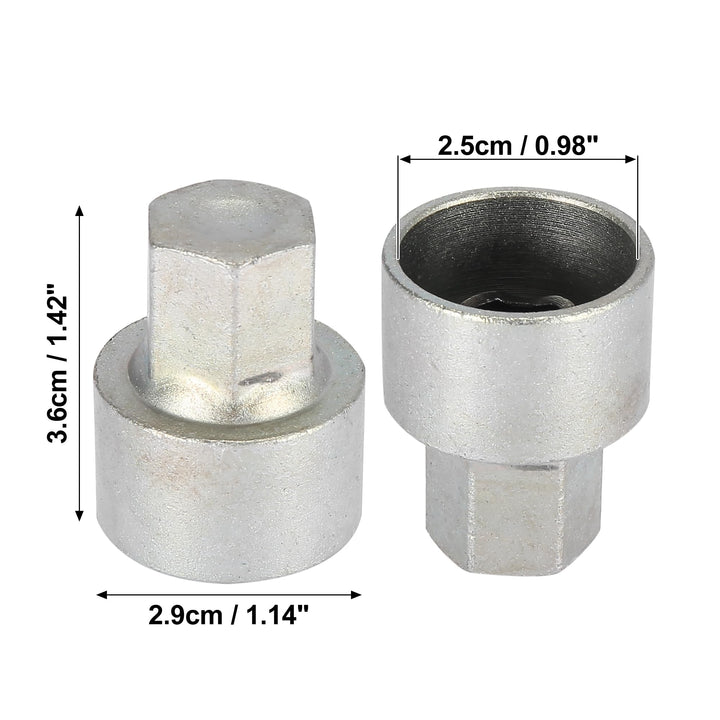 055 Car Wheel Lock Lug Nut Anti Theft Lug Nut Screw Removal Socket Key Wheel Lock Key for BMW 3 5 7 Series