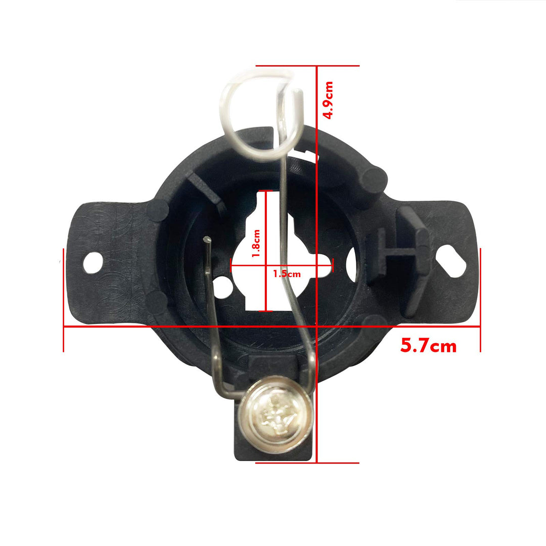 2Pcs H1 Bulb Base Adapter Conversion Kit Xenon Headlight Bulb Retainer for Benz 320