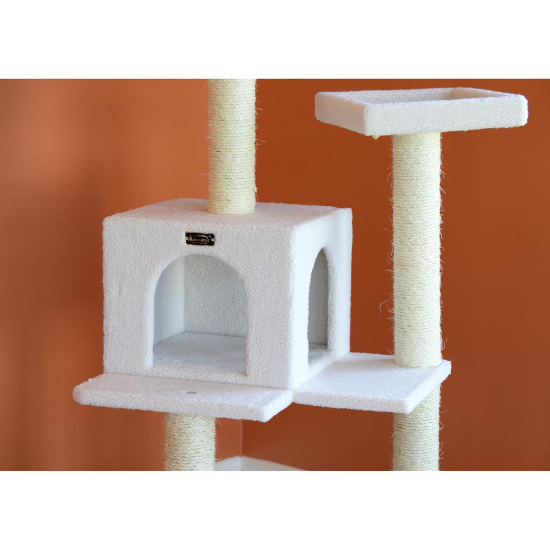 B5701 57-Inch Cat Tree, Ivory