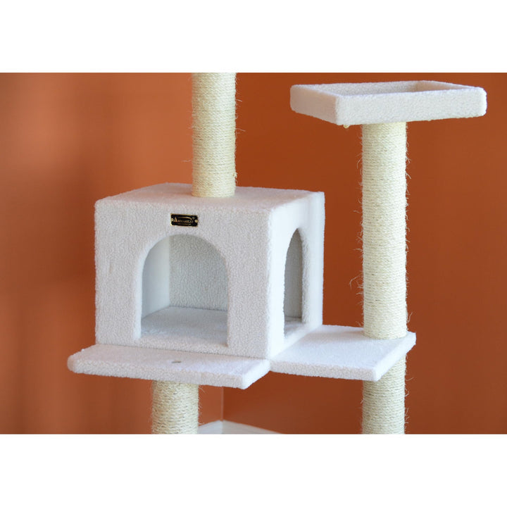 B5701 57-Inch Cat Tree, Ivory