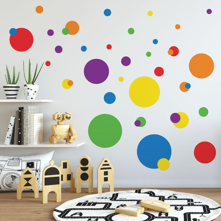 RMK1248SCS Just Dots Peel and Stick Wall Decals