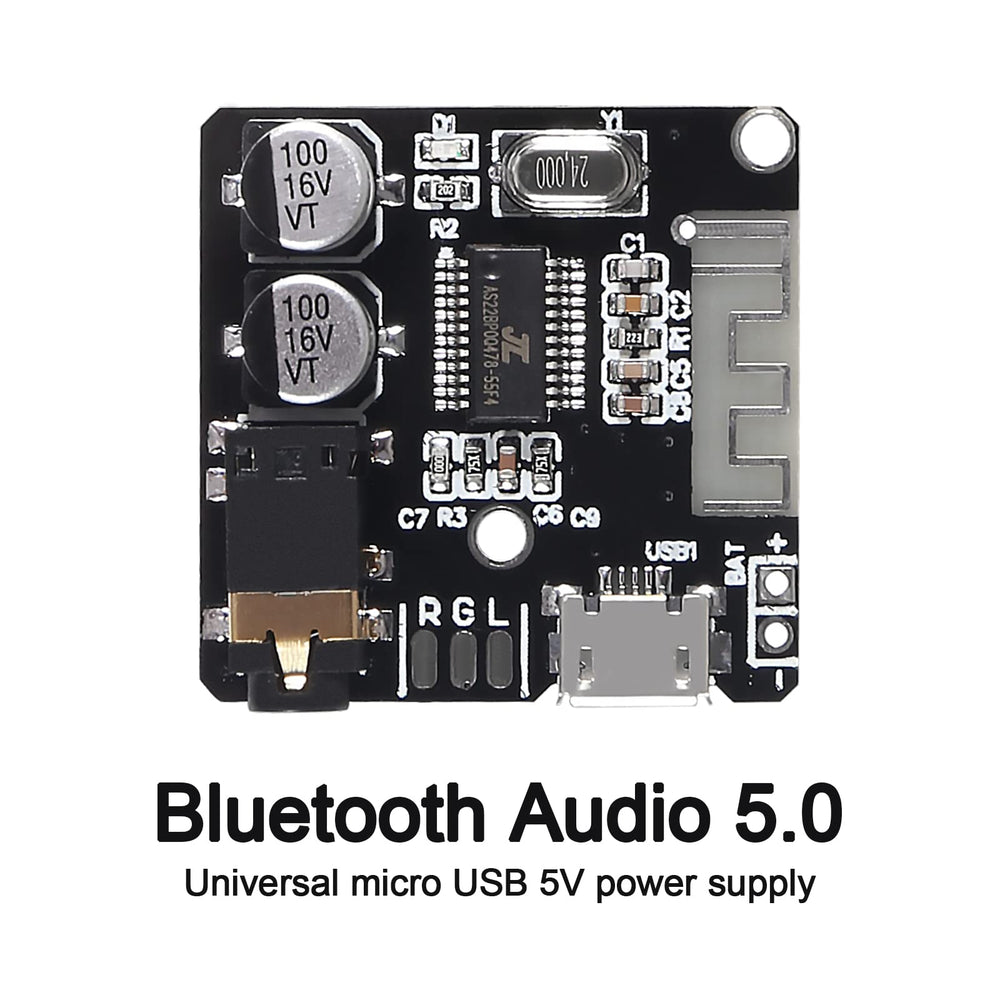 4Pcs Bluetooth Audio Receiver Board VHM-314 Bluetooth 5.0 MP3 Lossless Decoder Board Wireless Stereo Music Module 3.7-5V