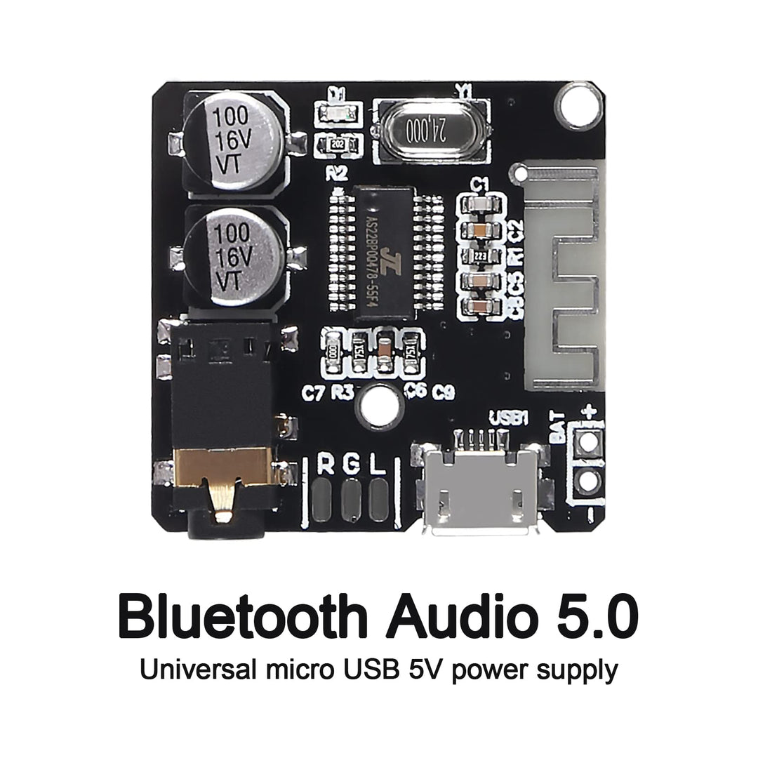 4Pcs Bluetooth Audio Receiver Board VHM-314 Bluetooth 5.0 MP3 Lossless Decoder Board Wireless Stereo Music Module 3.7-5V
