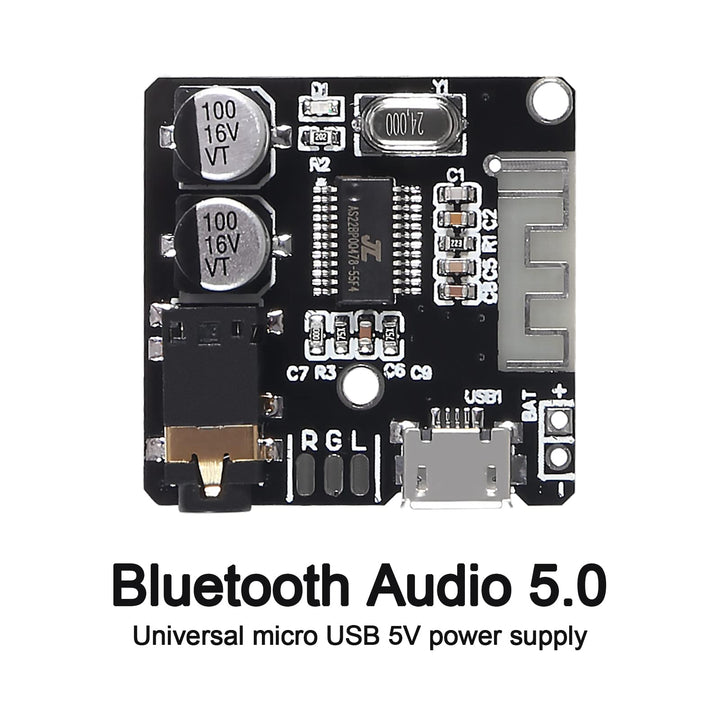 4Pcs Bluetooth Audio Receiver Board VHM-314 Bluetooth 5.0 MP3 Lossless Decoder Board Wireless Stereo Music Module 3.7-5V