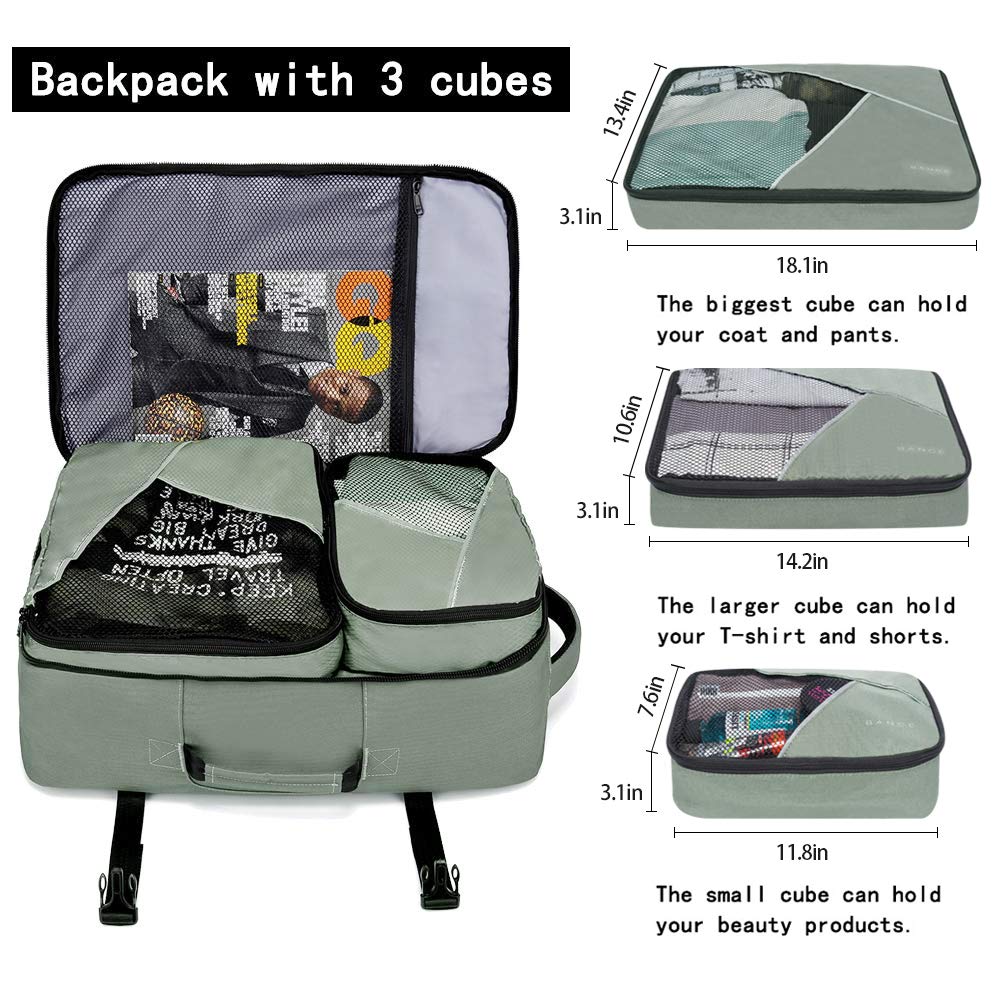 Travel Overnight Backpack,40-Liter FAA Flight Approved Weekender Bag Carry on Backpack…