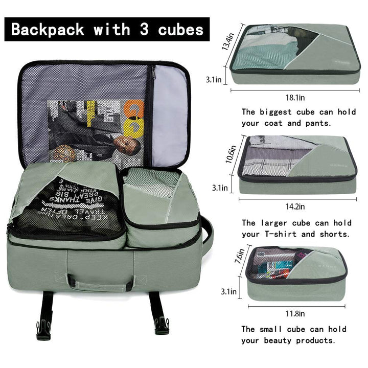 Travel Overnight Backpack,40-Liter FAA Flight Approved Weekender Bag Carry on Backpack…