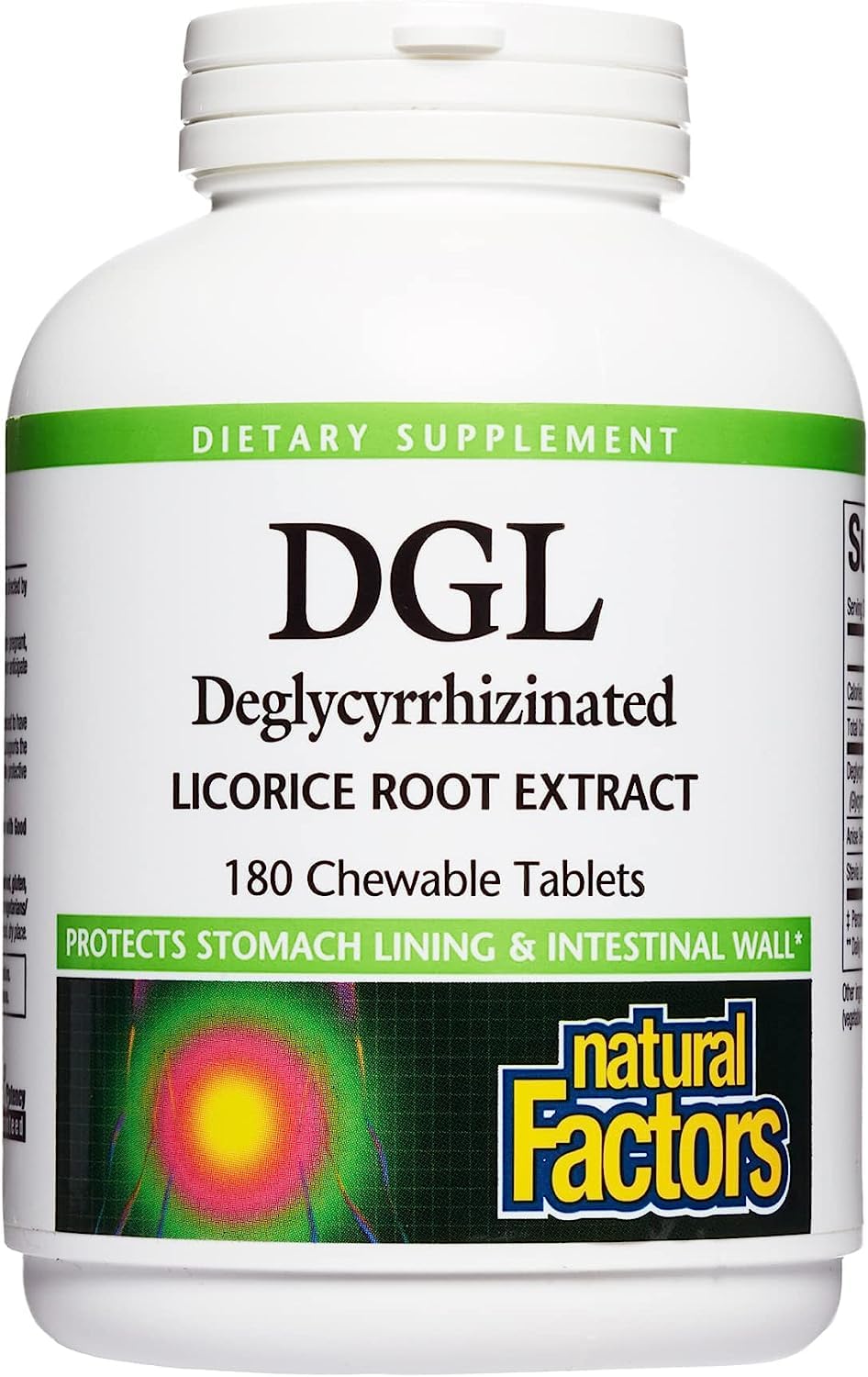 , Chewable DGL 400 mg, Licorice Extract for Healthy Digest, 180 Count (Pack of 1)