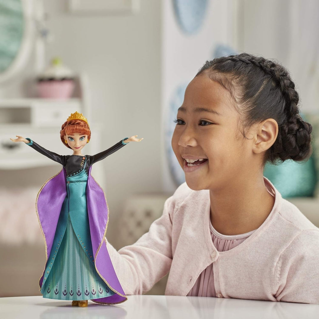 Frozen Musical Adventure Anna Singing Doll, Sings Some Things Never Change Song from 2 Movie, Anna Toy for Kids