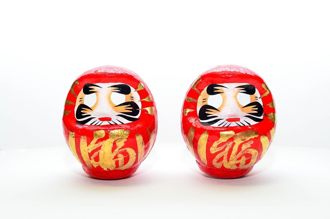 Daruma Doll Paper-Mache 3.75 Tall