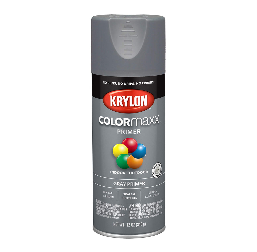12 oz K05582007 Gray COLORmaxx Paint & Primer Spray Paint, Primer