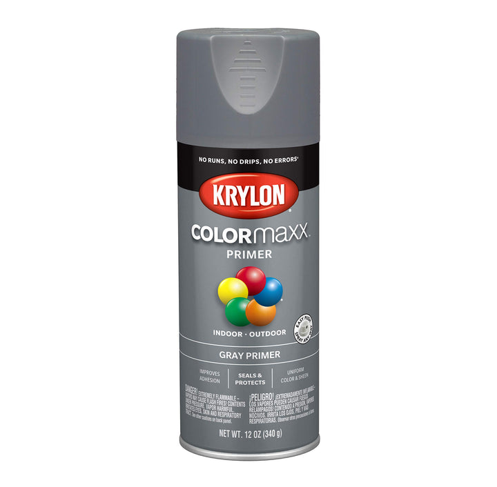12 oz K05582007 Gray COLORmaxx Paint & Primer Spray Paint, Primer