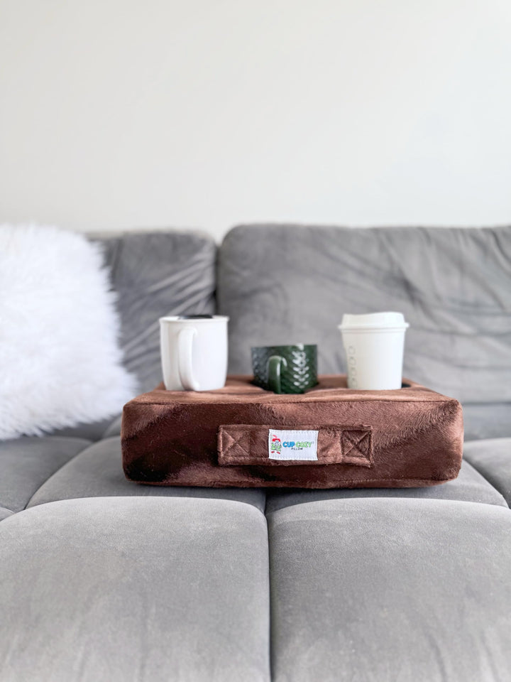 The Original Gray-As Seen on TV-The World's Best Couch/Bed/Car Cup Holder for Drinks/Snacks/Remotes! (Brown)