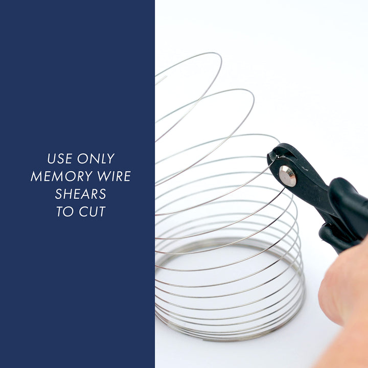 Carbon Steel Memory Wire, Round, Necklace, Gold Color, 0.5 oz, Approx. 18 coils