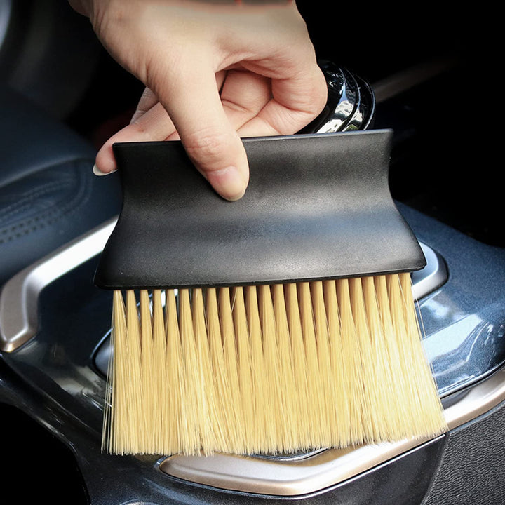 Auto Interior Dust Brushes for Cleaning Interior and Exterior, 2pcs Car Cleaning Brush Duster, Soft Bristles Detailing Brush Dusting Tool for Automotive Dashboard, Air Conditioner Vents.
