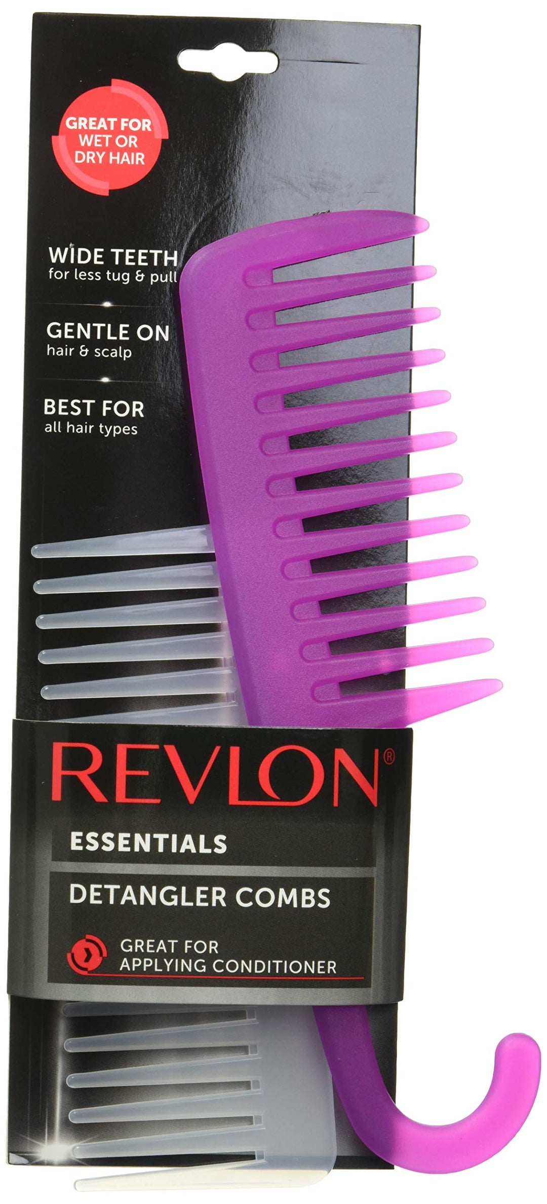 Revlon Essentials 2 Piece Tangle Free Comb Set