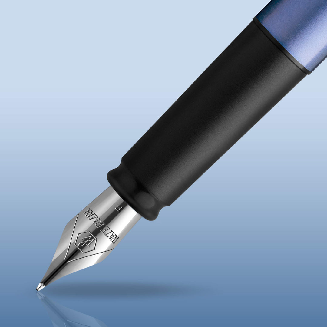 Allure Fountain Pen Blue Lacquer Fine Nib Blue Ink Gift Box
