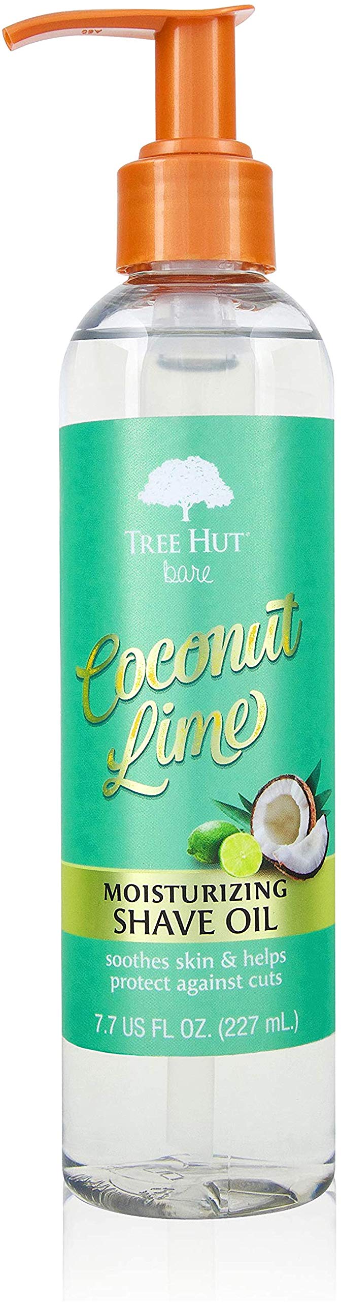 bare Moisturizing Shave Oil, Basic, Coconut-Lime, 7.7 Fl Oz