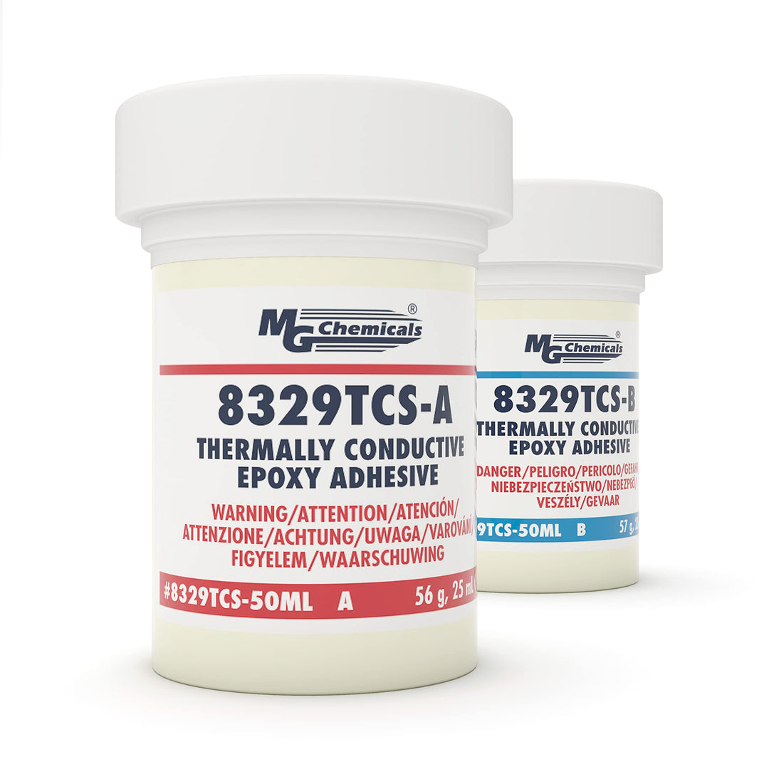 8329TCS Thermally Conductive Adhesive - Slow Cure Epoxy, 50 mL, 2-Part Kit