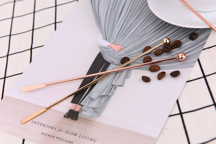 Stainless Steel Coffee Beverage Stirrers Stir Cocktail Drink Swizzle Stick,Coffee Stir Stick Set Of 6