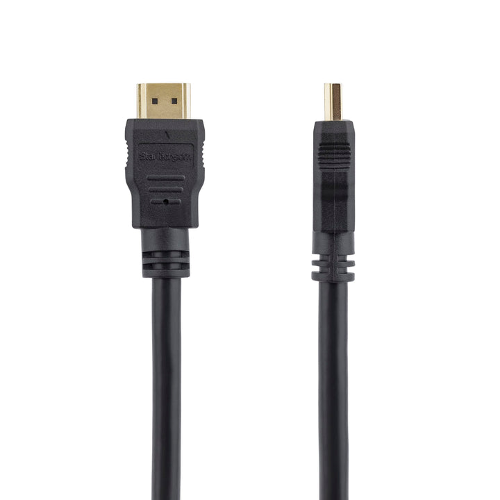 0.3m 1ft Short High Speed HDMI Cable - Ultra HD 4k x 2k HDMI Cable - HDMI M/M - 30cm HDMI 1.4 Cable - Audio/Video Gold-Plated (HDMM30CM),Black