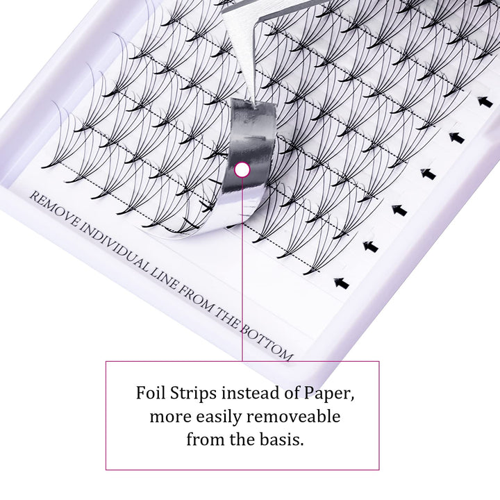 Lash Fans D Curl 0.07 10mm 5D Lash Extensions Short Stem Premade Eyelash Extensions Optinal 3D 5D Thickness 0.07 0.10mm C D Curl 8-20mm Length (5D-0.07-D, 10mm)