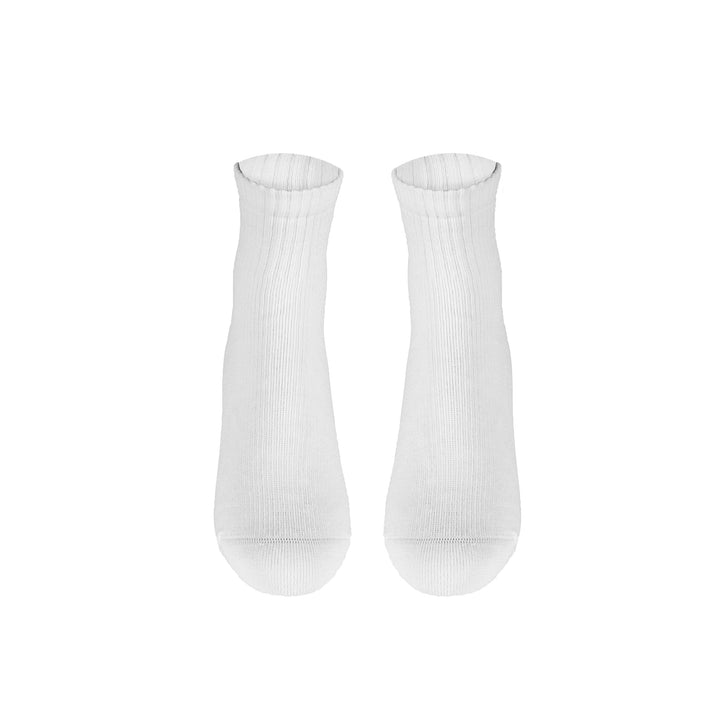 Truform Extra Soft, Cushioned 8-15 mmHg Ankle Compression Socks, White, X-Small