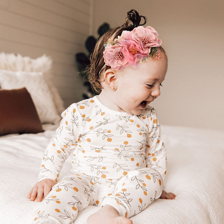 5 Pack White Pink Delicate Rose Flower Nylon Headbands Floral Hair Bows Daisy Flowers Headband Elastic Hair Bands Easter Christmas Hair Accessories for Baby Girls Newborns Infants Toddlers Kids