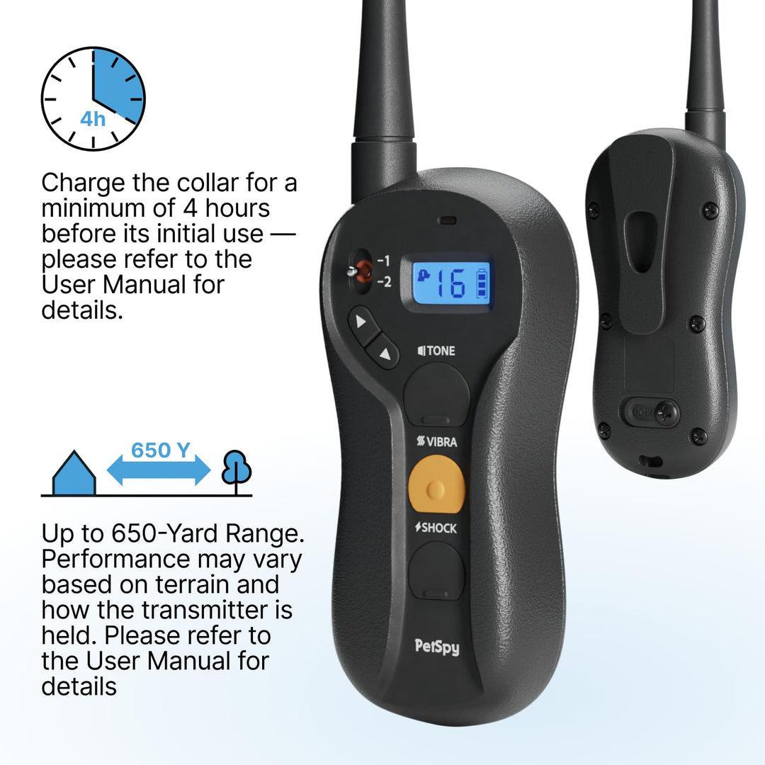 Shock Collar for Dogs-Waterproof Dog Shock Collar with Remote Control,Vibration,Electric Shock,Beep-Rechargeable E Collar for Dogs Training, Dog Training Collar with Remote for Dogs 10-140 LBS