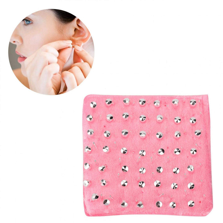 Piercing Tools, 98pcs Metal Ear Stud Ear Cap Earnuts Piercing Tool Earrings Jewelry Accessories Set Body Nose Hole Guns Accessories for Professionals and Beginners