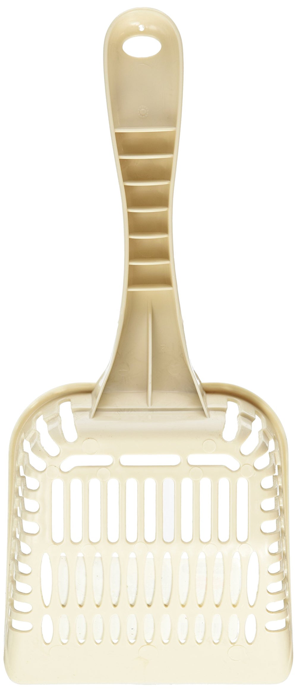 Litter Scoop with Deep Shovel for Cats, Giant Size, Bleached Linen