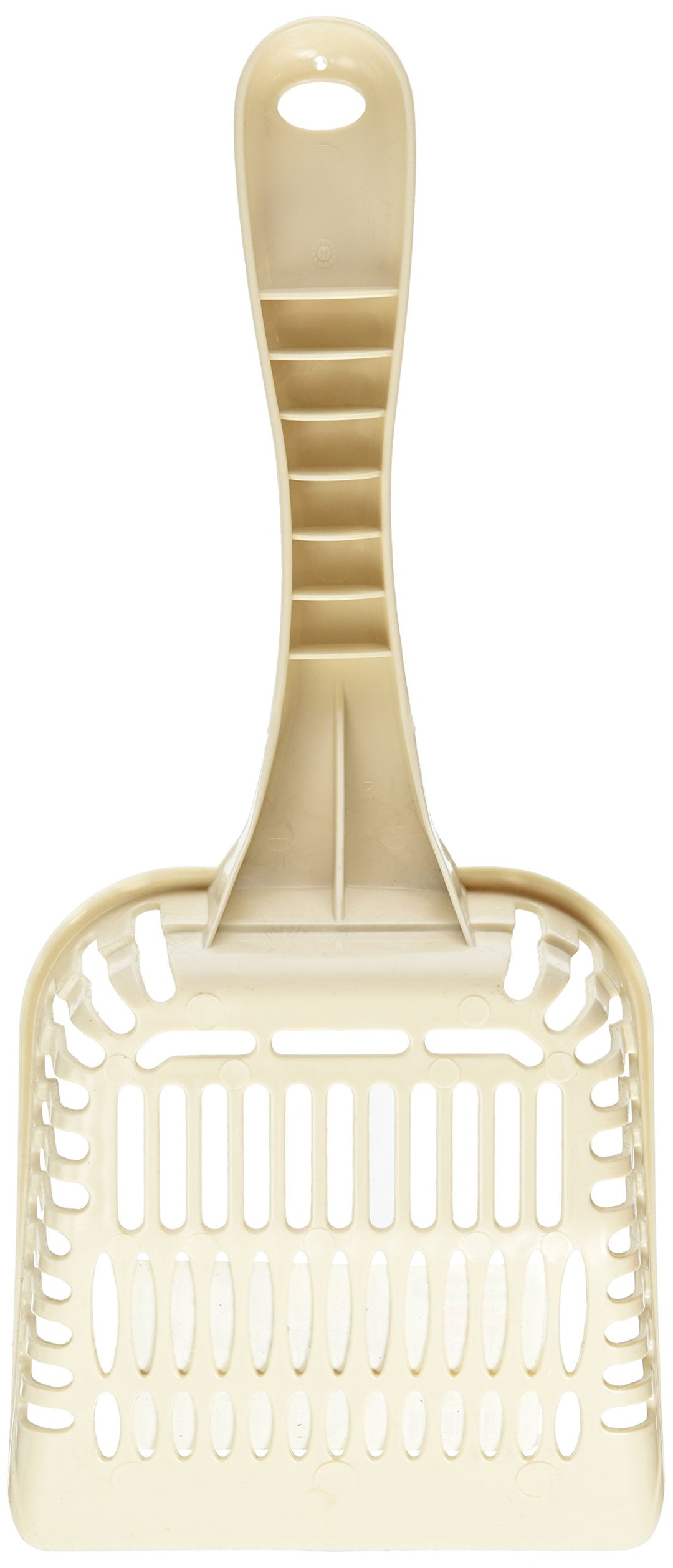 Litter Scoop with Deep Shovel for Cats, Giant Size, Bleached Linen