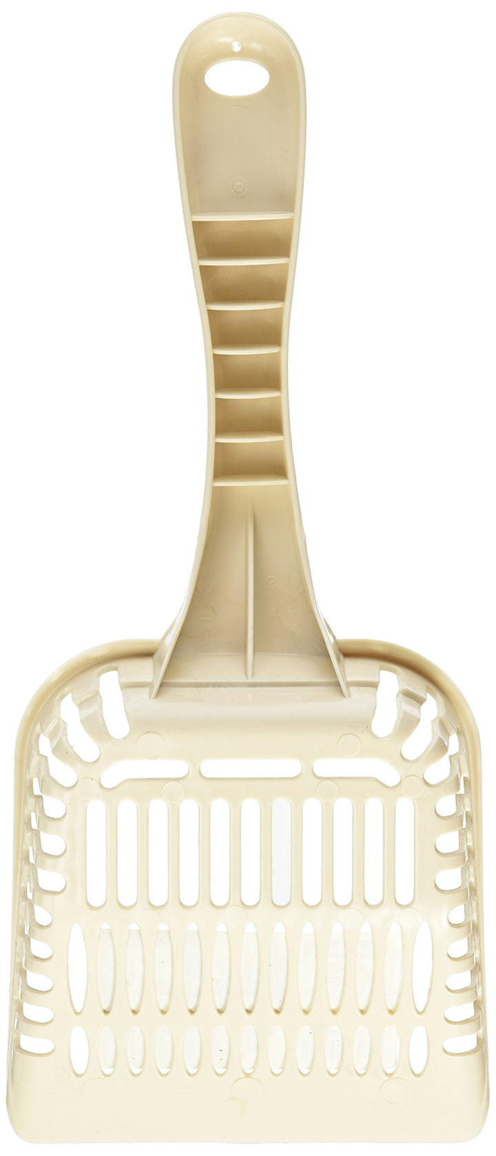 Litter Scoop with Deep Shovel for Cats, Giant Size, Bleached Linen