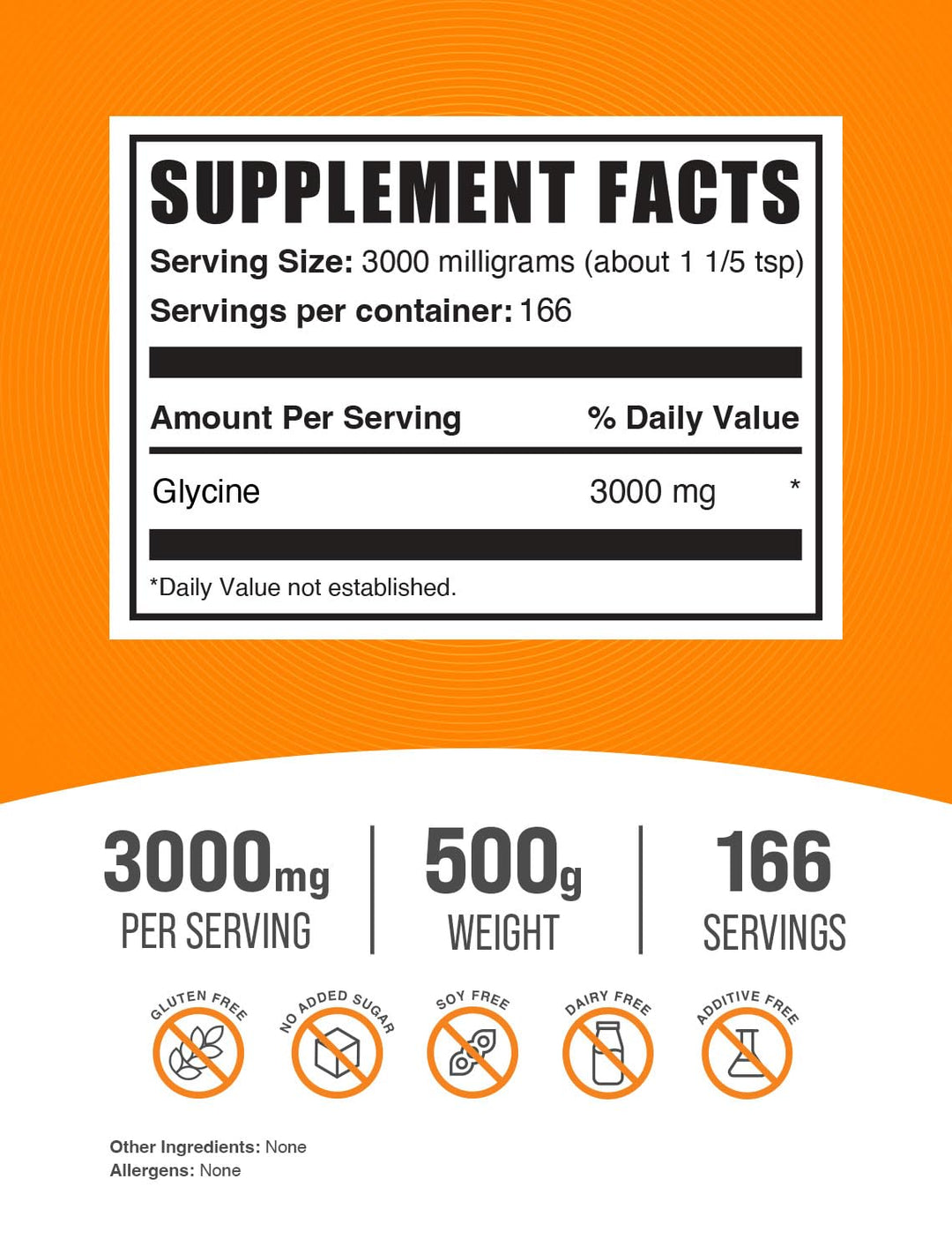 Glycine Powder (500 grams)